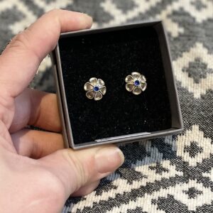 Kõrvarõngad Rosetiga ja sinise kiviga