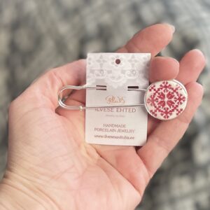 Haaknõel puna-valge MULGI TIKAND