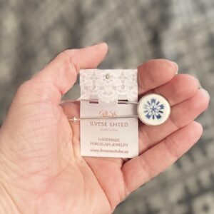 Haaknõel sini-valge RUKKILILL