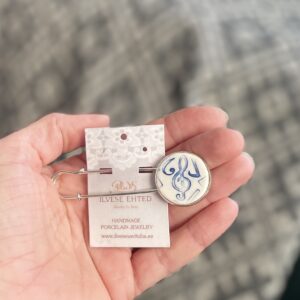 Haaknõel sini-valge Viiulivõti