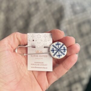 Haaknõel sini-valge MULGI TIKAND